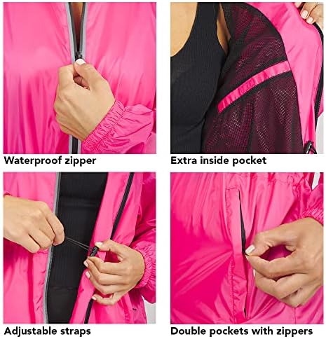 Vue 4 de Veste Femme Impermeable