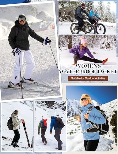 Vue 5 de Veste Ski Femme Blouson