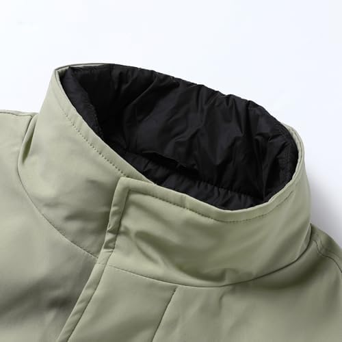 Vue 3 de Manteau Long Homme Hiver