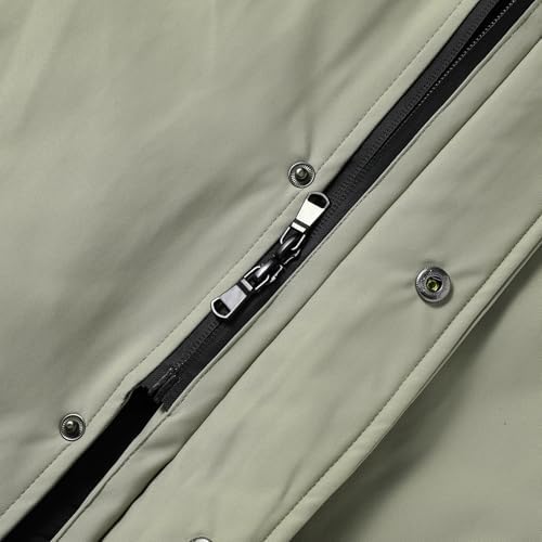 Vue 4 de Manteau Long Homme Hiver