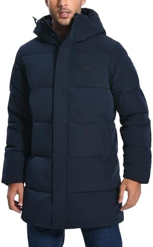 Vue 2 de Doudoune Longue Homme Chaud