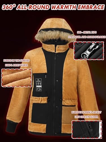 Vue 3 de Hommes Veste Doublee Dhiver