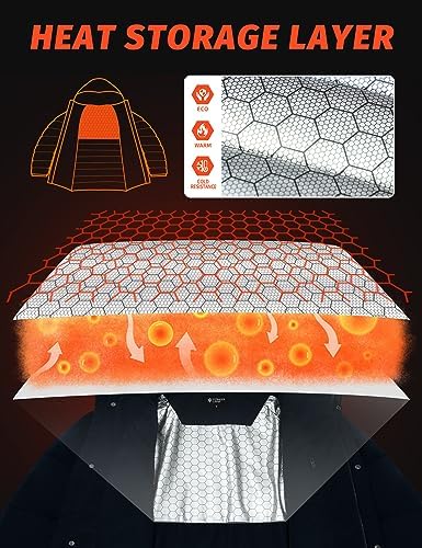 Vue 3 de Doudoune Longue Homme Chaud