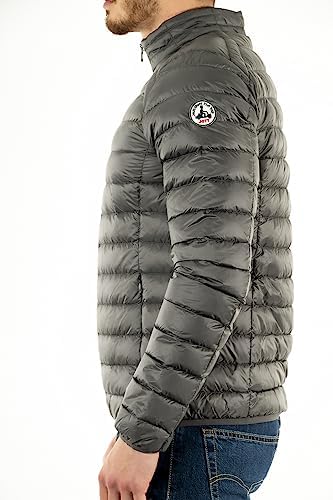 Vue 3 de Doudoune Rouge Homme Mat