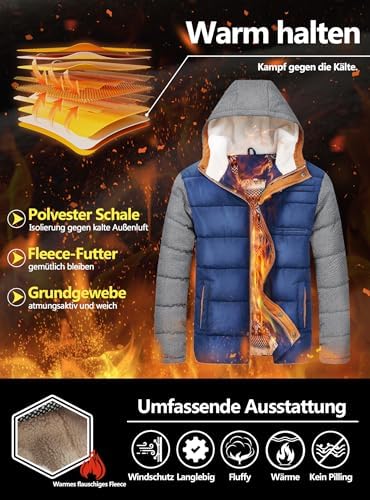 Vue 4 de Veste Dhiver Pour Homme