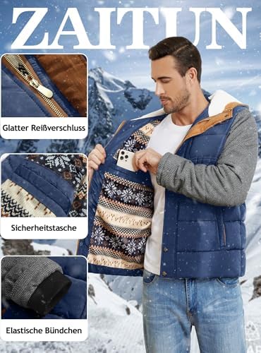 Vue 7 de Veste Dhiver Pour Homme