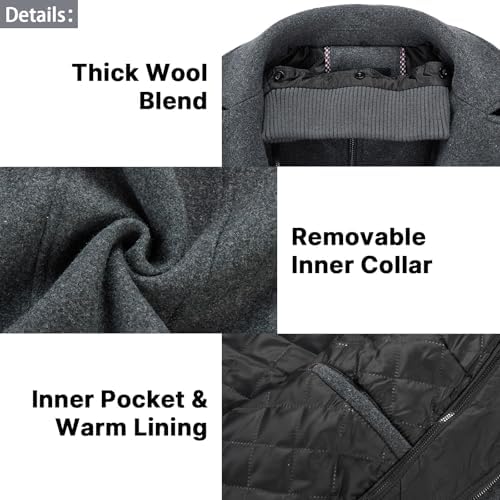 Vue 6 de Manteau Homme Milong En