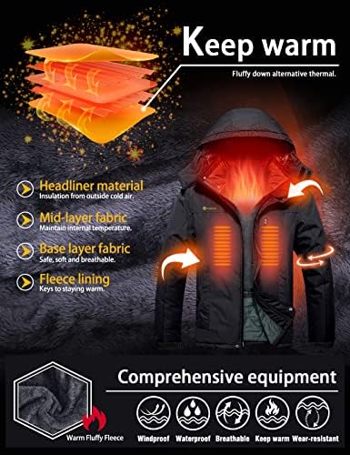 Vue 4 de Veste De Ski Homme