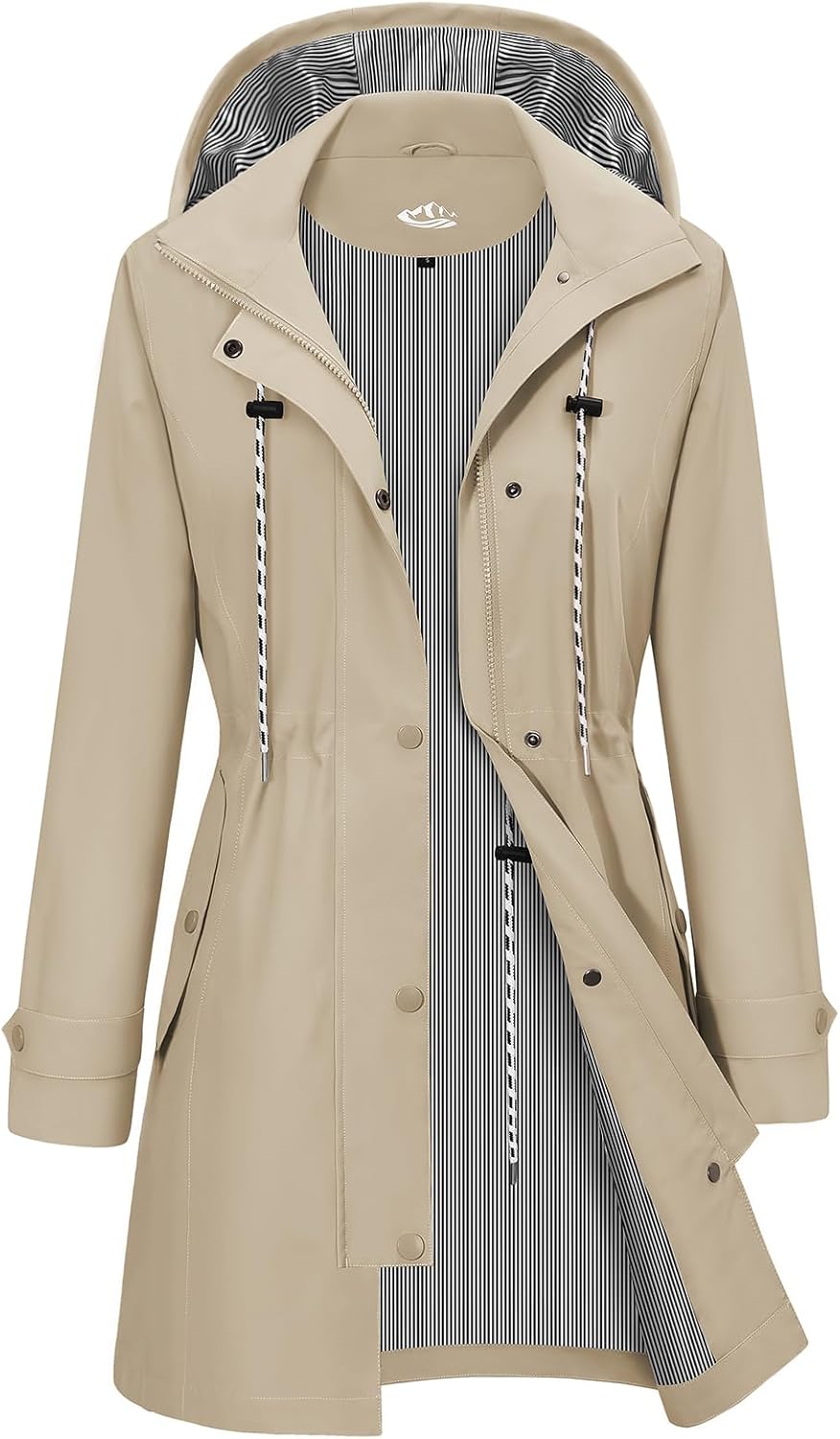 Veste Impermeable Femme Longue
