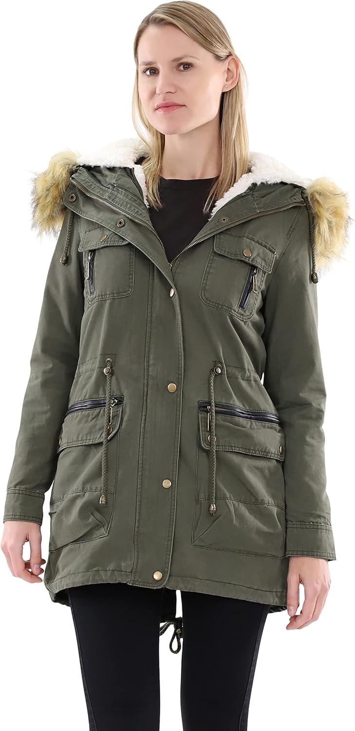 Malito Femme Parka Capuche