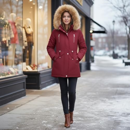 Vue 2 de Parka En Polaire Pour