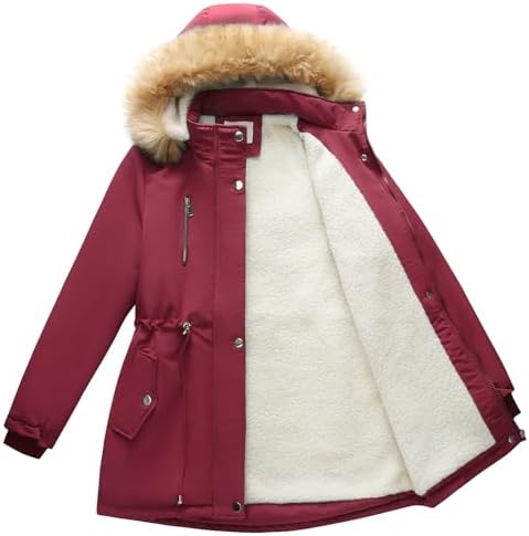 Vue 3 de Parka En Polaire Pour