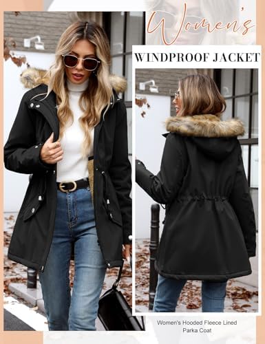Vue 4 de Manteau Femme Hiver Chic