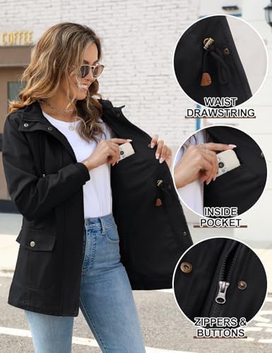 Vue 4 de Veste Femme Mi Saison