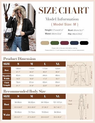 Vue 6 de Manteau Femme Hiver Chic