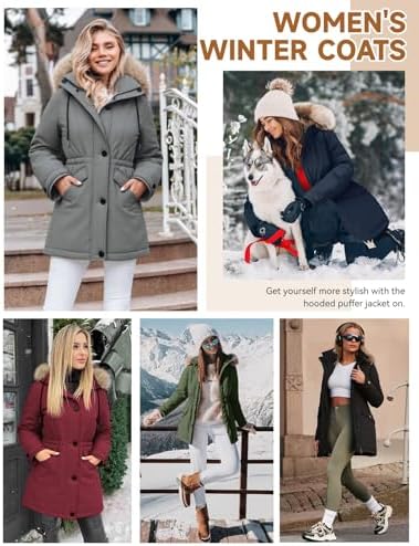 Vue 4 de Blouson Femme Hiver Milong