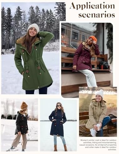 Vue 4 de Veste Femme Hiver Milongue