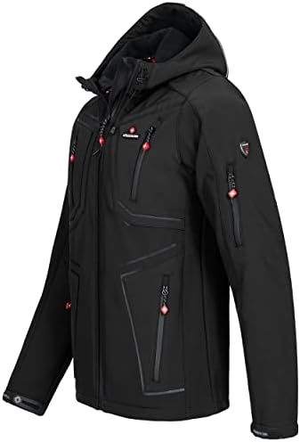 Vue 2 de Niesen Veste Softshell Pour