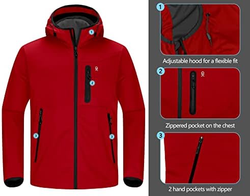 Vue 4 de Veste Coupevent Softshell Legere