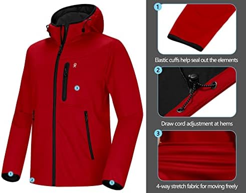 Vue 5 de Veste Coupevent Softshell Legere