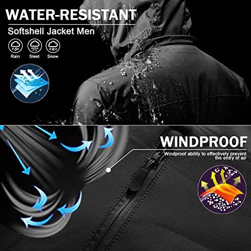 Vue 2 de Homme Softshell Veste Militaire