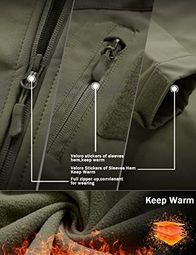 Vue 3 de Homme Softshell Veste Militaire