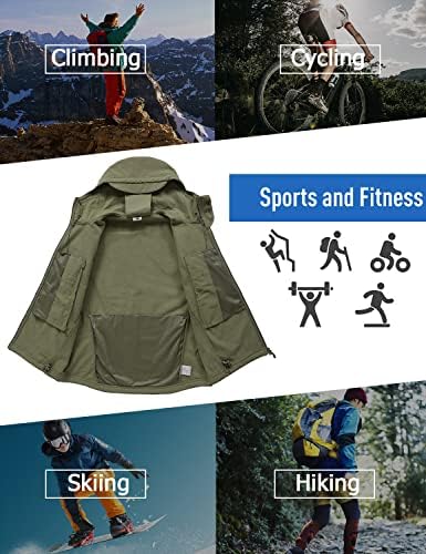 Vue 5 de Homme Softshell Veste Militaire