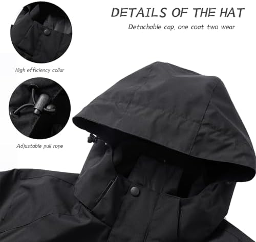 Vue 3 de Veste Impermeable Dexterieur Pour