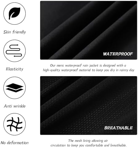 Vue 4 de Veste Impermeable Dexterieur Pour