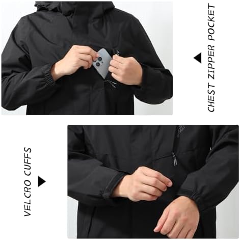 Vue 5 de Veste Impermeable Dexterieur Pour