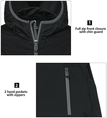 Vue 4 de Veste Coupe Softshell Legere
