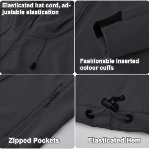 Vue 4 de Veste Softshell Blouson Femme