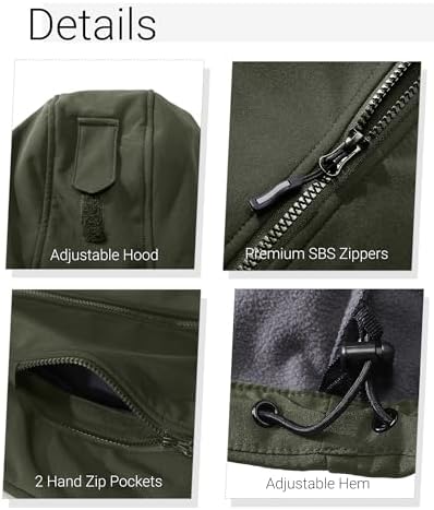 Vue 5 de Veste Softshell Courte Doublee