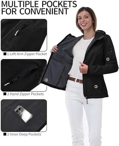 Vue 5 de Veste Softshell Impermeable Et