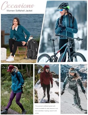 Vue 6 de Veste Softshell Femme Double