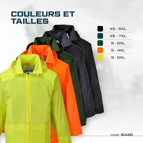 Vue 3 de Veste De Pluie Classique