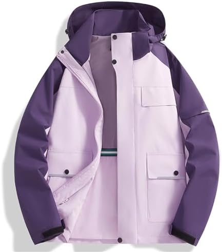 Vue 3 de Veste Dexterieur Hardshell Pour