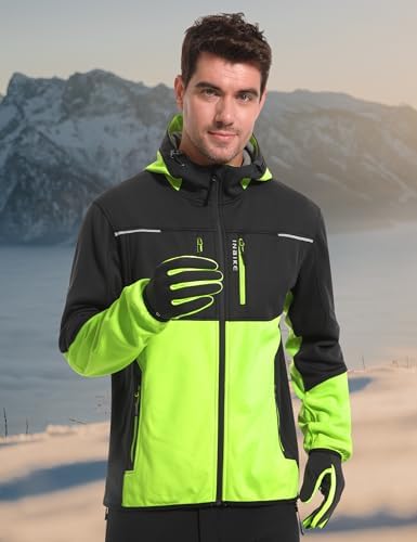 Vue 2 de Veste Vtt Homme Hiver