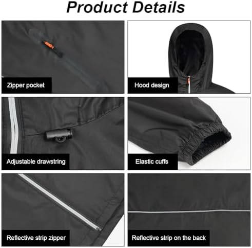 Vue 4 de Veste Homme Impermeable Cire