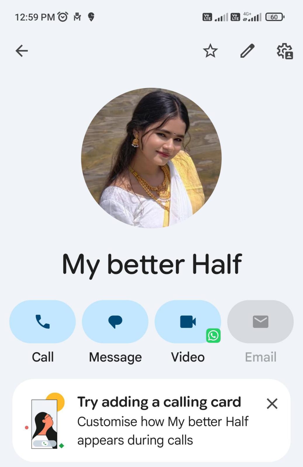her