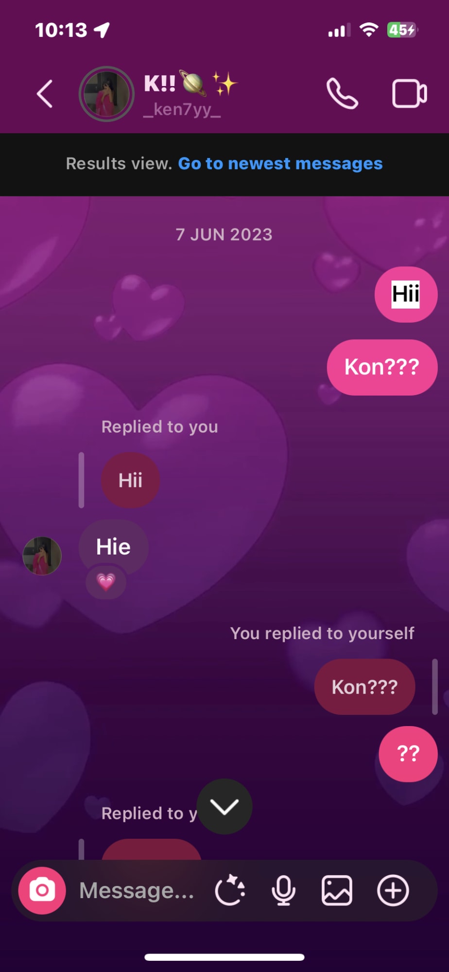 the first hello
