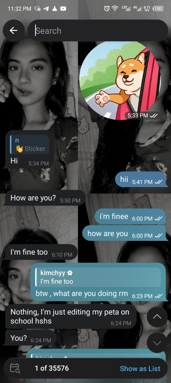 the first hello