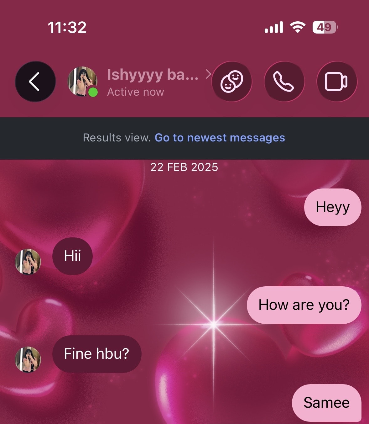 the first hello