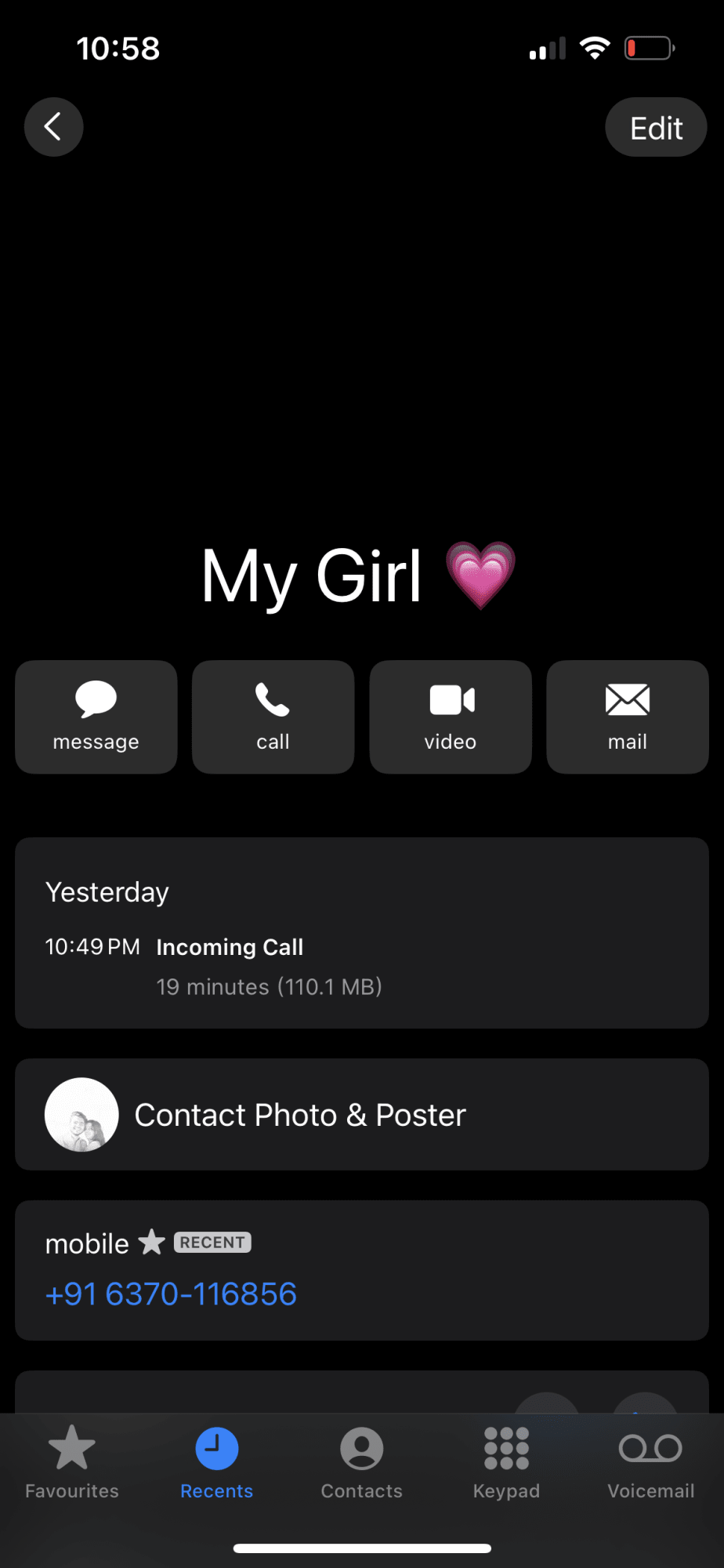 her