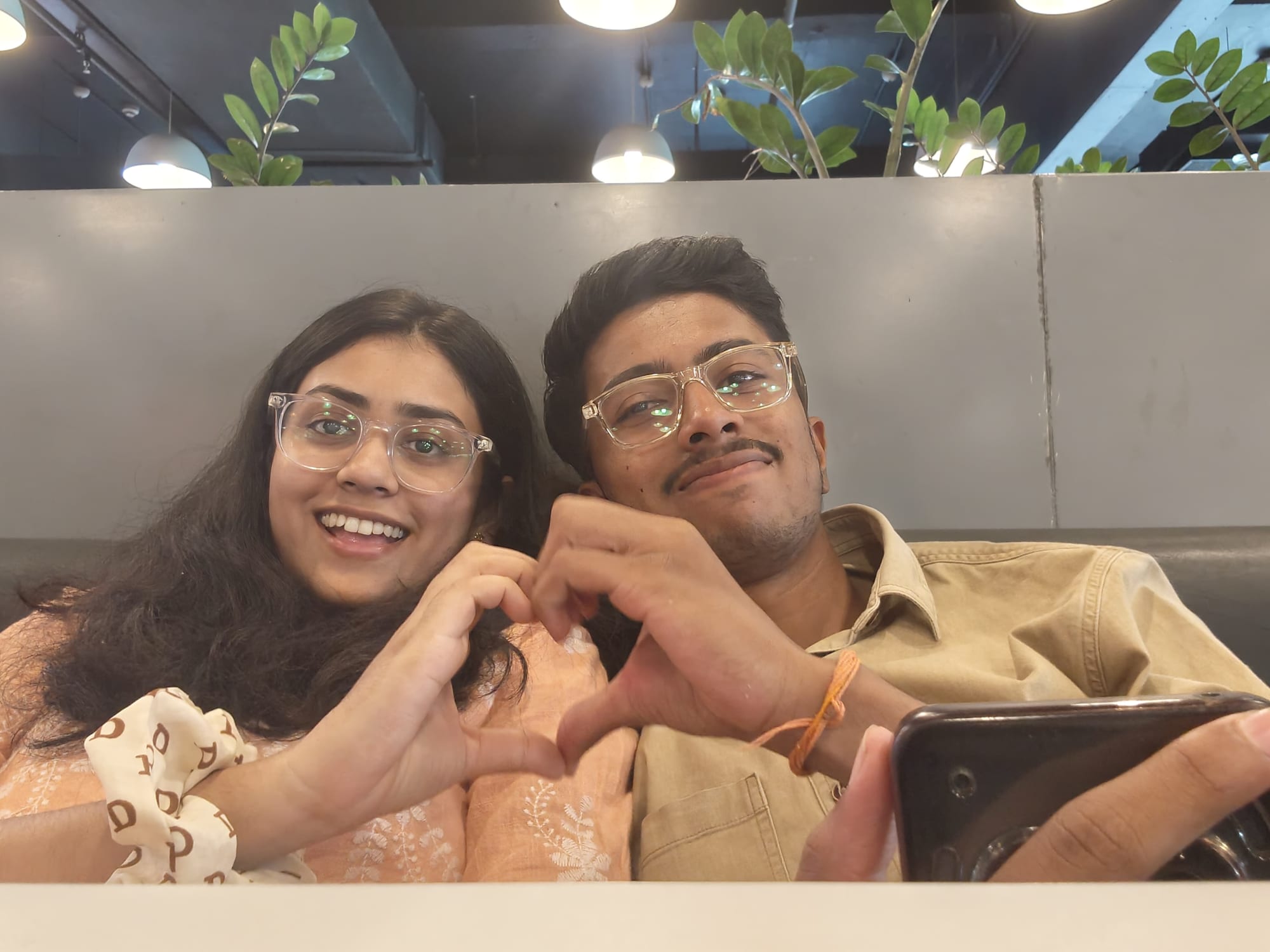 We really look cute together