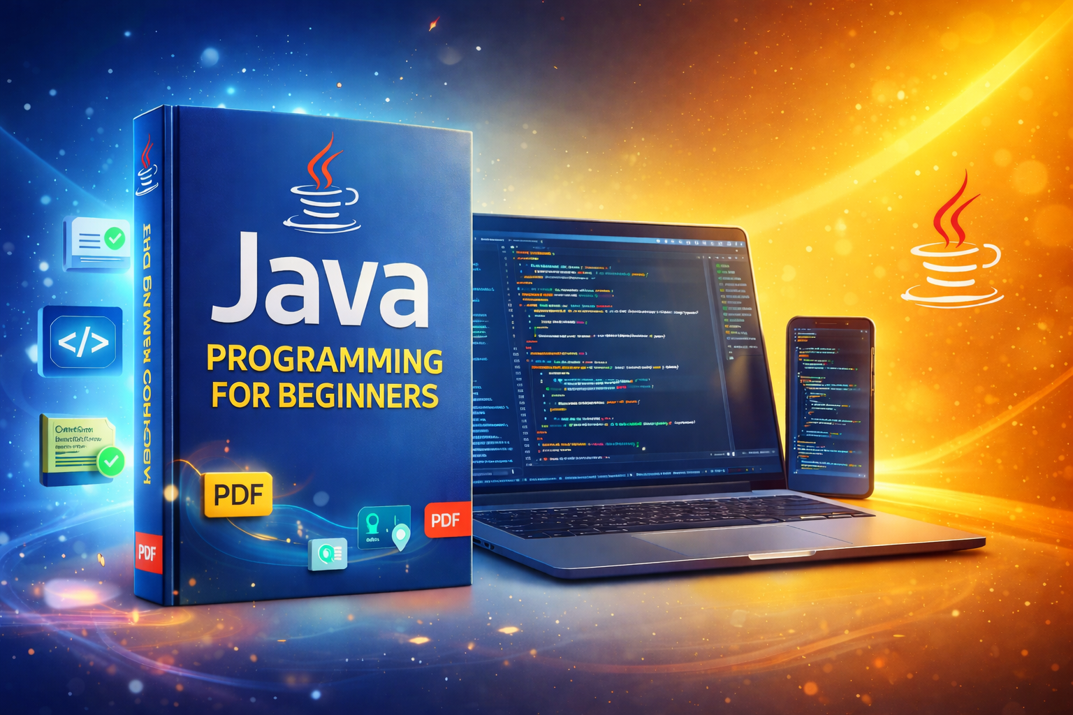 مونتاج كتاب HTML CSS JavaScript