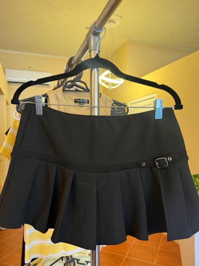 Mini falda negra 