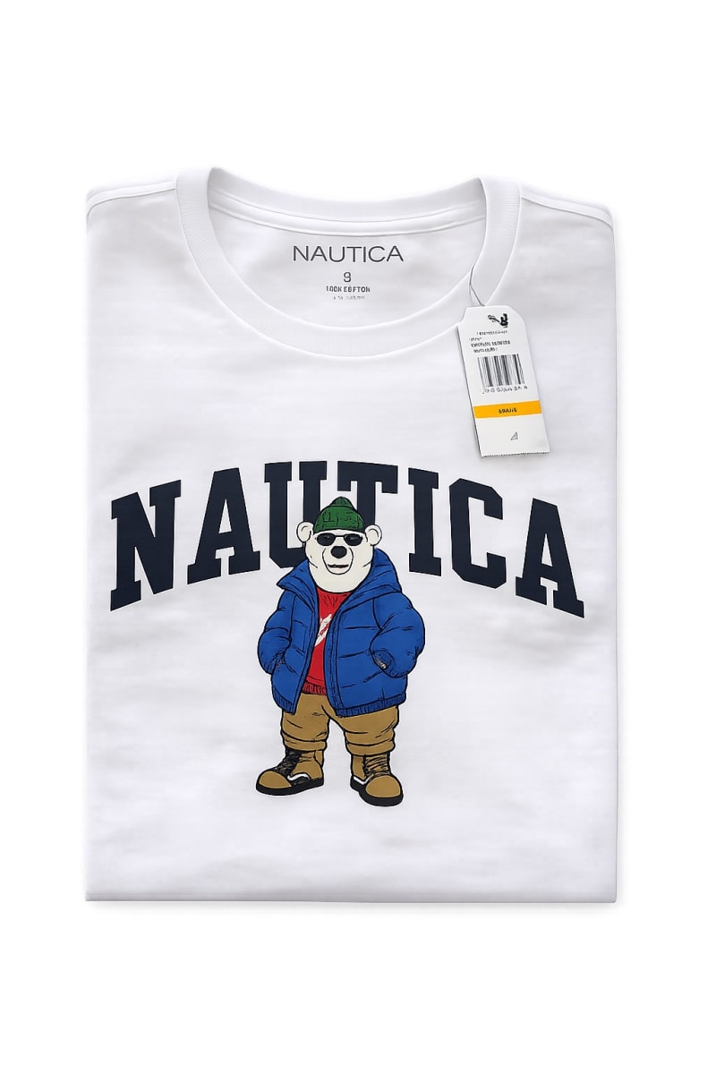 Playera blanca polar 