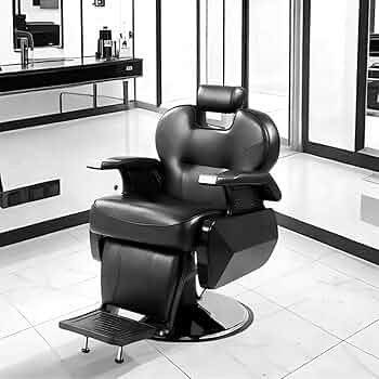 Chaise de Barbier Professionnelle Haute Résistance - Design Ergonomique