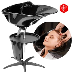 Bac à Shampoing Portable Professionnel – Réglable en Hauteur & Base Stable